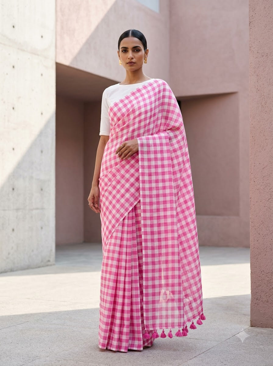 Mul Cotton saree